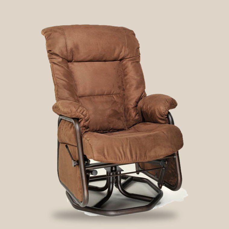Fauteuil PEL modèle 110917, tissu brun